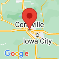 Map of Coralville, IA US